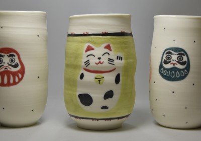 vaso de chupito estilo japonés